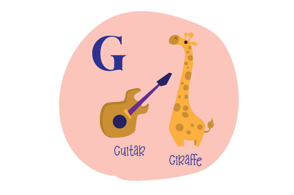 Alphabet Infographic G: A Versatile Graphic Design Asset for Crafts and School Projects