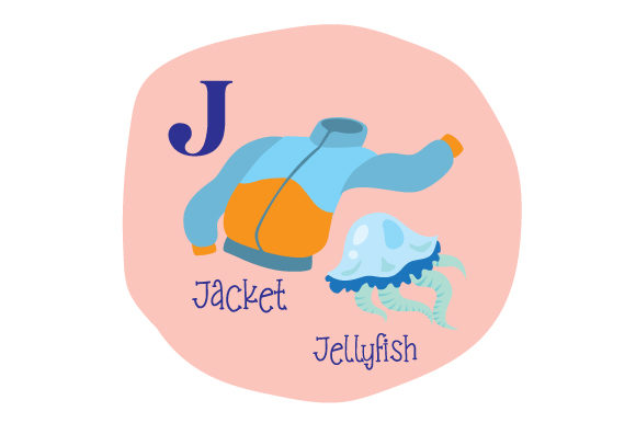Alphabet Infographic J: A Versatile Design for School and Crafts Creators