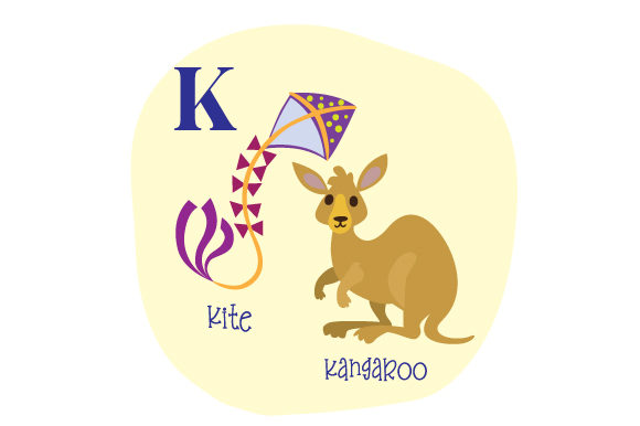 Alphabet Infographic K: A Versatile Graphic Design Asset for School and Crafts Brands