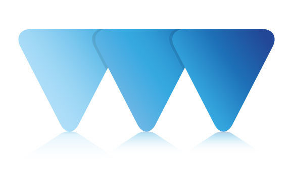 Blue Triangle Diagram Infographics for Handmade Creations