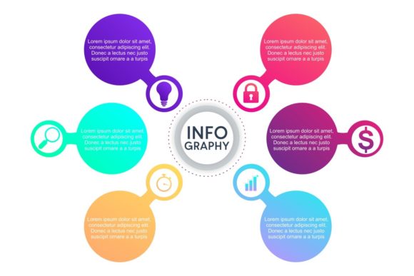 Colorful Infographics Design for Stronger Editorial and Web Graphics