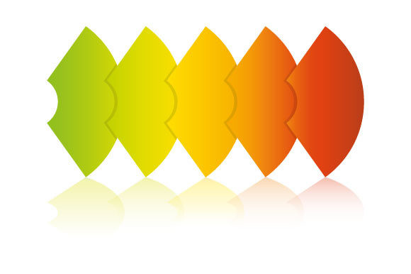 Colorful Process Diagram Infographics: A Vibrant Design Asset for Marketers