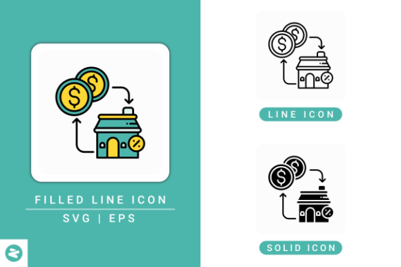 Estate Icons Set: A Practical Graphic Design Asset for Local Business Branding