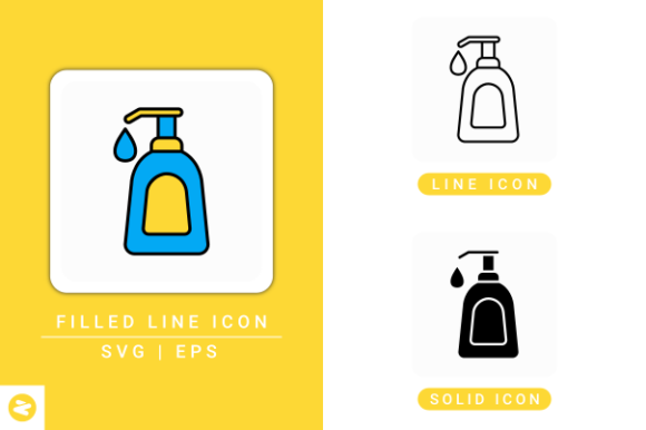Hand Sanitizer Icons Set: A Practical Graphic Design Asset for Digital Sellers