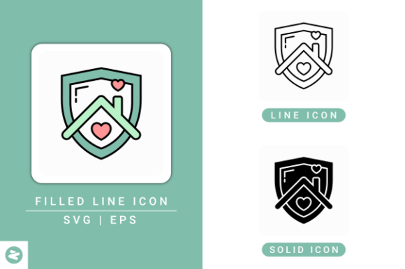 Home Safe Icons Set: A Practical Graphic Design Asset for Digital Sellers
