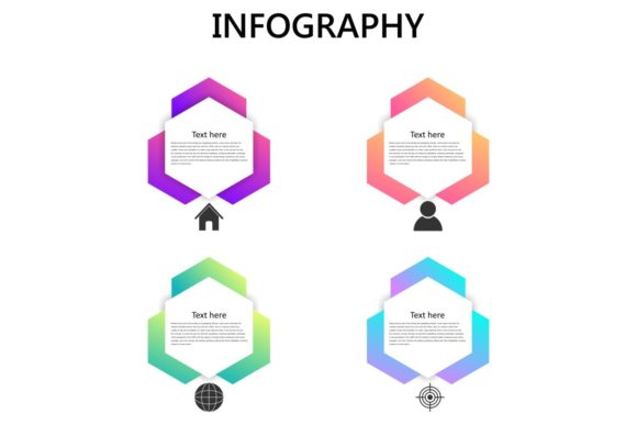 Infographics 4 Steps Vector: A Design Asset for Modern Marketing