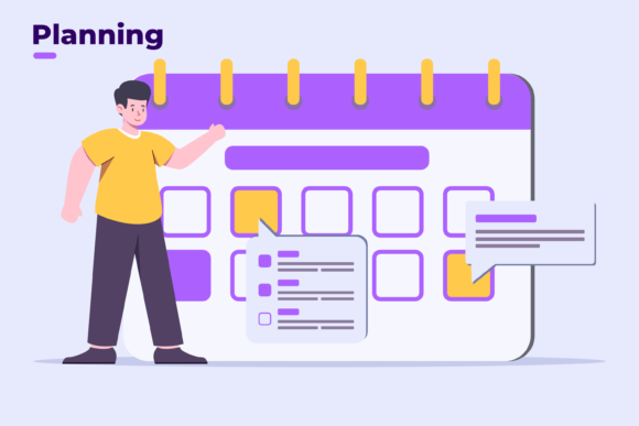 Planning Schedule and Time Management Graphics for Real Crafting Projects