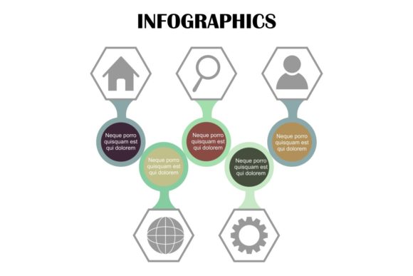 Polygonal Banner Infographics: A Versatile Design Asset for Local Business Branding