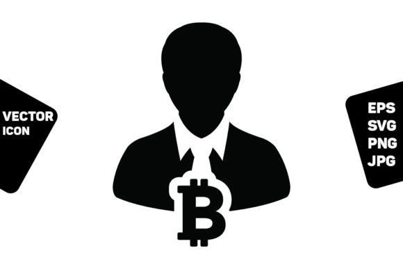 Profile Icon Vector Bitcoin Blockchain: A Strong Graphic Design Asset for Modern Branding