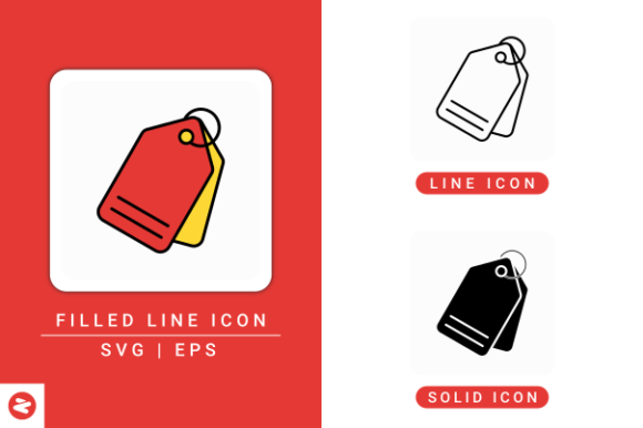 Sale Tag Icons Set: A Graphic Design Asset for Stronger Local Business Branding