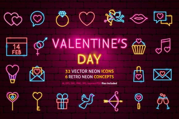 Valentine’s Day Neon Graphics: A Practical Review for Digital Product Creators